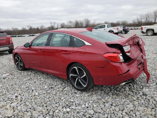 1HGCV1F38KA112131 - 2019 HONDA ACCORD SPORT RED photo 2