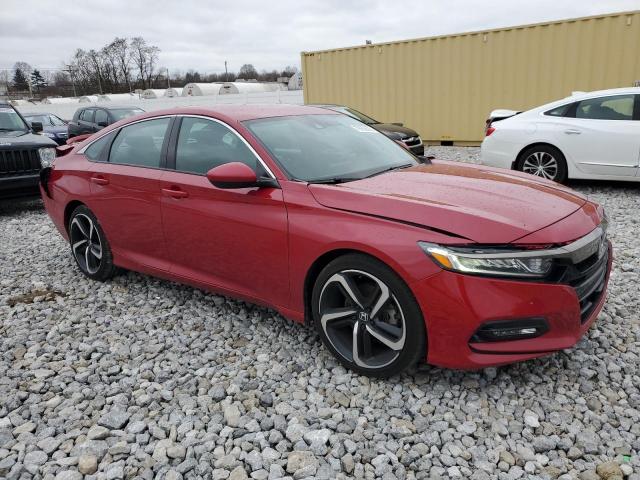 1HGCV1F38KA112131 - 2019 HONDA ACCORD SPORT RED photo 4