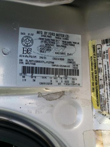 5LMFU285X7LJ12798 - 2007 LINCOLN NAVIGATOR 银色 照片 12