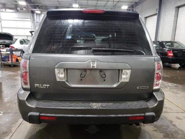 5FNYF18187B015362 - 2007 HONDA PILOT LX GRAY photo 6