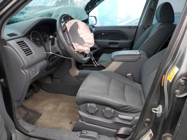 5FNYF18187B015362 - 2007 HONDA PILOT LX GRAY photo 7