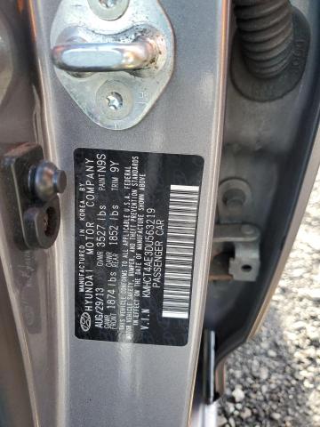 KMHCT4AE3DU563219 - 2013 HYUNDAI ACCENT GLS GRAY photo 12