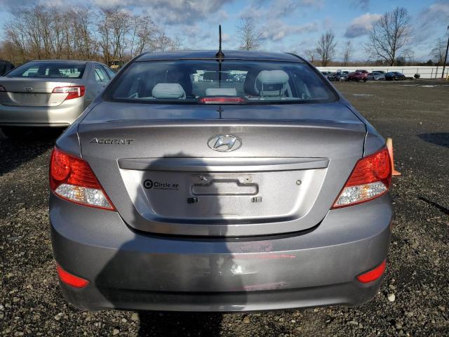 KMHCT4AE3DU563219 - 2013 HYUNDAI ACCENT GLS GRAY photo 6