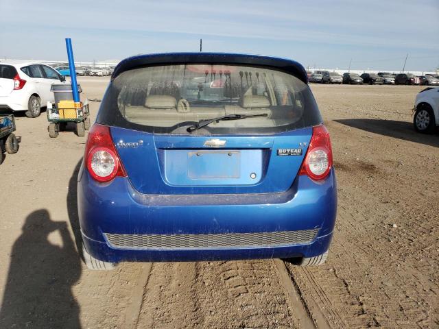 KL1TG66E39B351962 - 2009 CHEVROLET AVEO LT BLUE photo 6