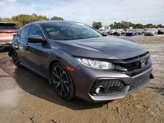 2HGFC1E57JH700141 - 2018 HONDA CIVIC SI GRAY photo 4