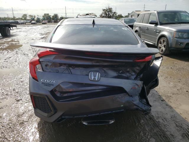 2HGFC1E57JH700141 - 2018 HONDA CIVIC SI GRAY photo 6