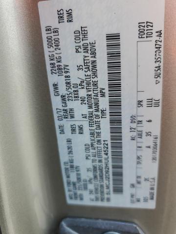 5LMCJ2D92HUL45221 - 2017 LINCOLN MKC SELECT Թուխ լուսանկար 12