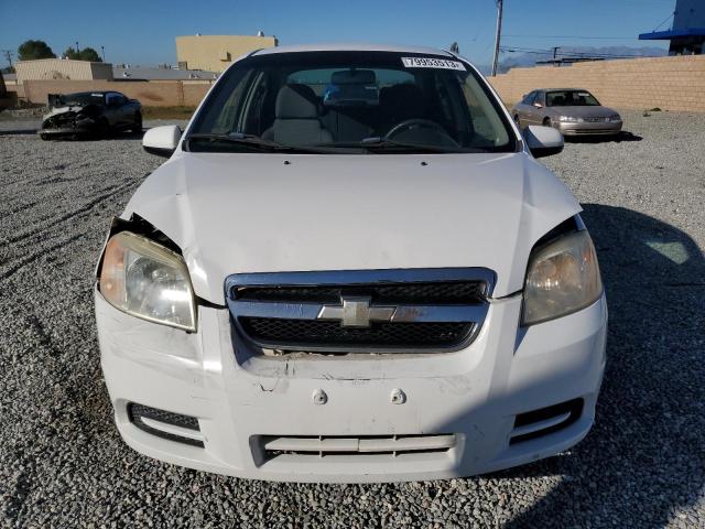 KL1TD5DE5AB066464 - 2010 CHEVROLET AVEO LS 白色 照片 5