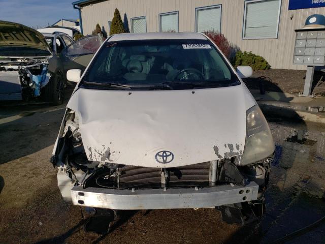 JTDKB20U473277714 - 2007 TOYOTA PRIUS WHITE photo 5