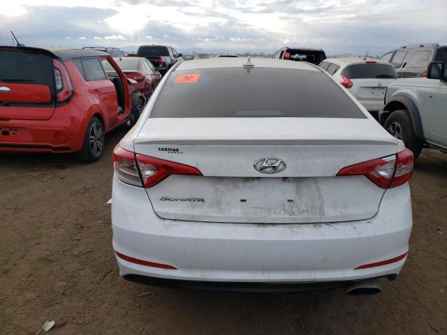 5NPE24AF7GH288896 - 2016 HYUNDAI SONATA SE WHITE photo 6