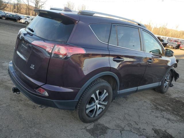 2T3BFREV7JW814465 - 2018 TOYOTA RAV4 LE PURPLE photo 3