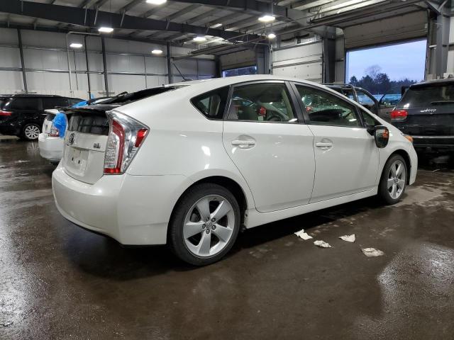 JTDKN3DU8F0464607 - 2015 TOYOTA PRIUS WHITE photo 3