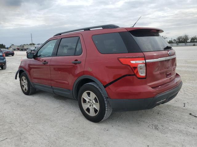 1FM5K7B83DGC68089 - 2013 FORD EXPLORER RED photo 2