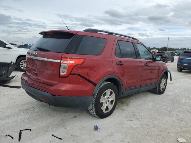 1FM5K7B83DGC68089 - 2013 FORD EXPLORER RED photo 3