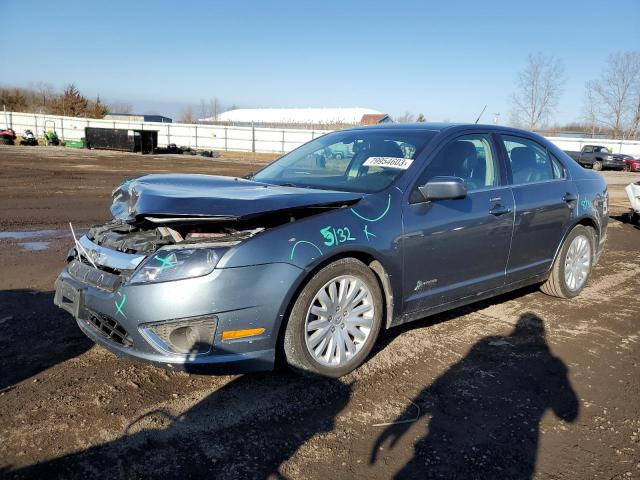 3FADP0L37CR255905 - 2012 FORD FUSION HYBRID GRAY photo 1