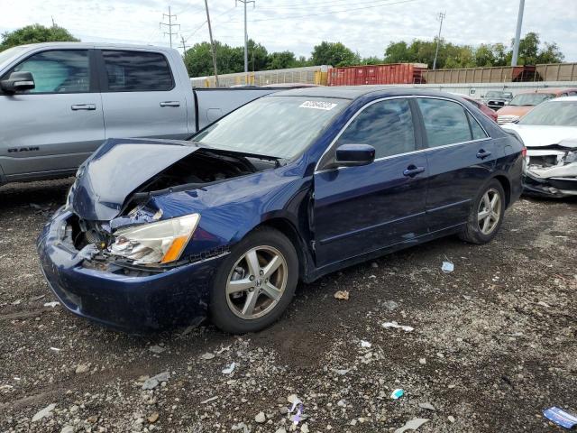 JHMCM557X5C001438 - 2005 HONDA ACCORD EX BLUE photo 1