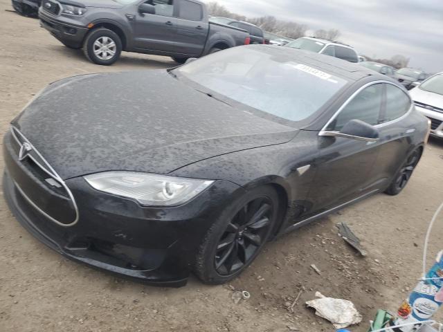 5YJSA1DP8CFS00701 - 2012 TESLA MODEL S შავი ფოტო 1