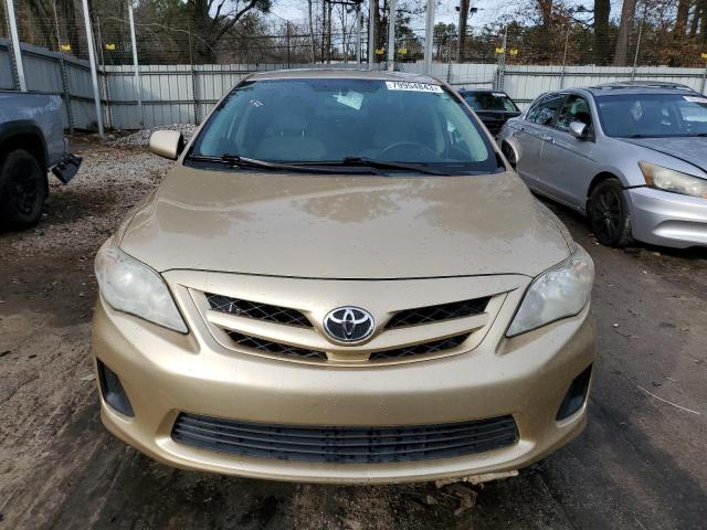 2T1BU4EE5CC764705 - 2012 TOYOTA COROLLA BASE GOLD photo 5