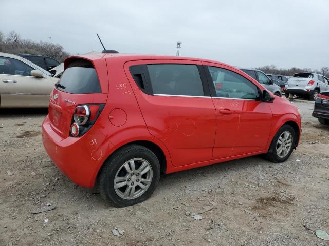 1G1JC6SH1F4124287 - 2015 CHEVROLET SONIC LT RED photo 3