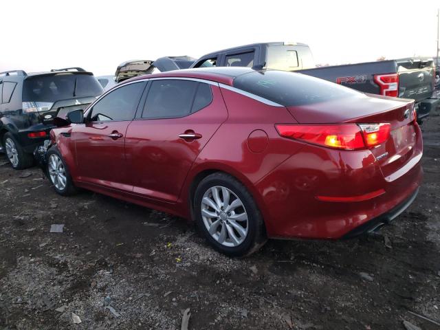 5XXGN4A71FG389306 - 2015 KIA OPTIMA EX RED photo 2