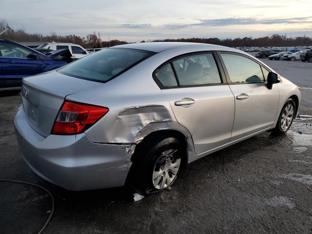 2HGFB2F55CH573559 - 2012 HONDA CIVIC LX SILVER photo 3