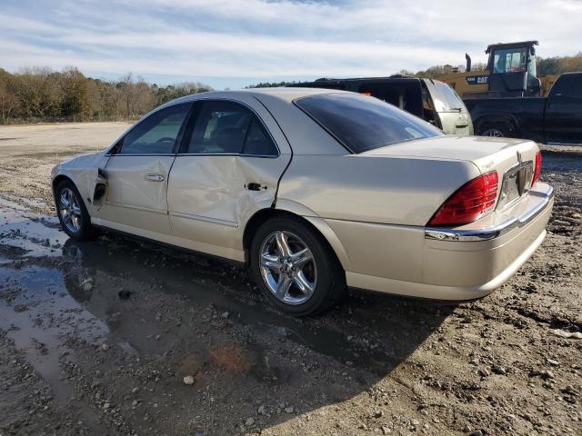 1LNHM86S82Y660236 - 2002 LINCOLN LS Krem foto 2