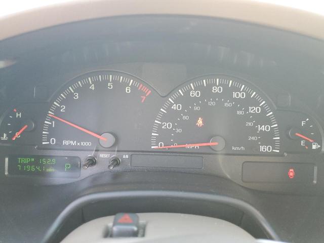 1LNHM86S82Y660236 - 2002 LINCOLN LS Krem foto 9