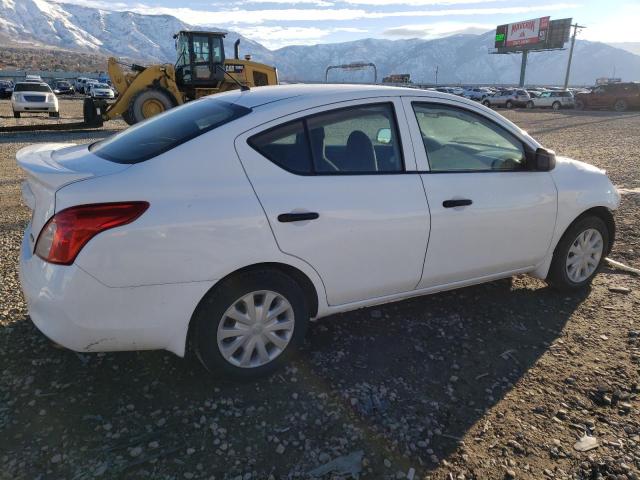 3N1CN7AP9EL868871 - 2014 NISSAN VERSA S WHITE photo 3