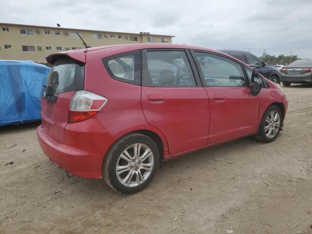 JHMGE88469S024874 - 2009 HONDA FIT SPORT RED photo 3