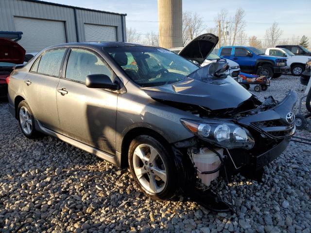 2T1BU4EE8BC697998 - 2011 TOYOTA COROLLA BASE GRAY photo 4