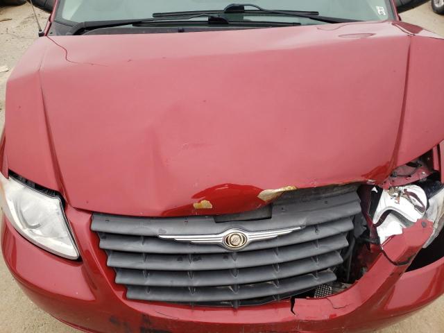 1A4GP45R86B681136 - 2006 CHRYSLER TOWN & COU წითელი ფოტო 12