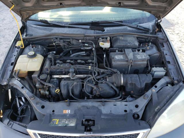 1FAHP34N07W296978 - 2007 FORD FOCUS ZX4 GRAY photo 11