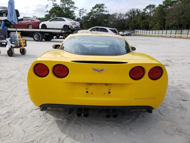 1G1YY26U475139135 - 2007 CHEVROLET CORVETTE YELLOW photo 6