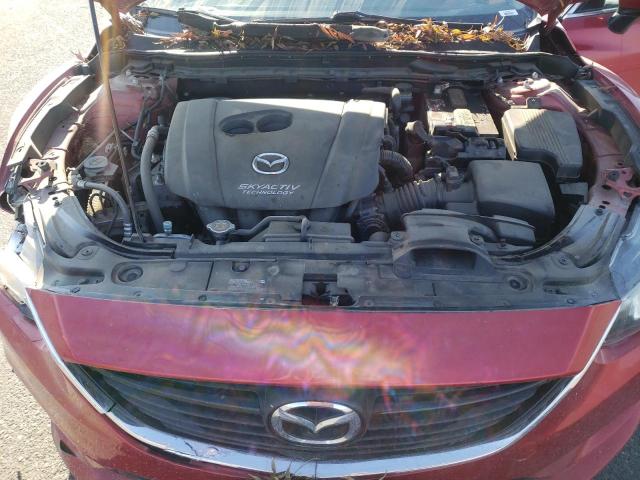 JM1GJ1U65E1139624 - 2014 MAZDA 6 SPORT RED photo 11