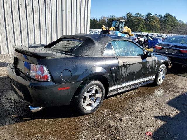1FAFP44422F141748 - 2002 FORD MUSTANG BLACK photo 3