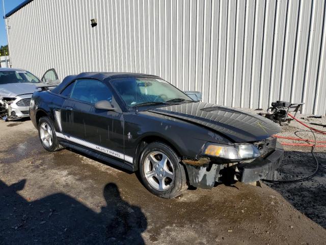 1FAFP44422F141748 - 2002 FORD MUSTANG BLACK photo 4