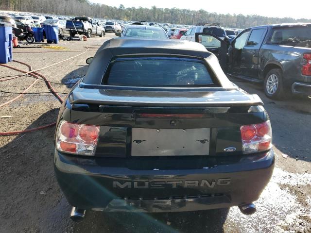 1FAFP44422F141748 - 2002 FORD MUSTANG BLACK photo 6