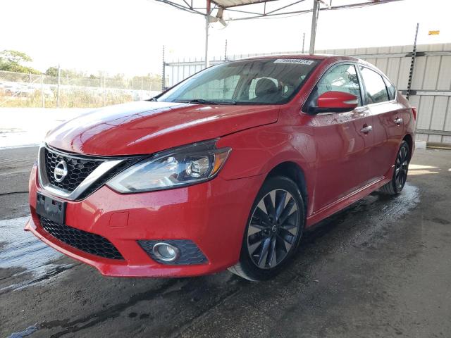 3N1AB7AP5GY253918 - 2016 NISSAN SENTRA S RED photo 1