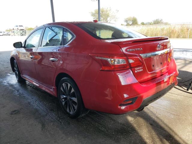 3N1AB7AP5GY253918 - 2016 NISSAN SENTRA S RED photo 2