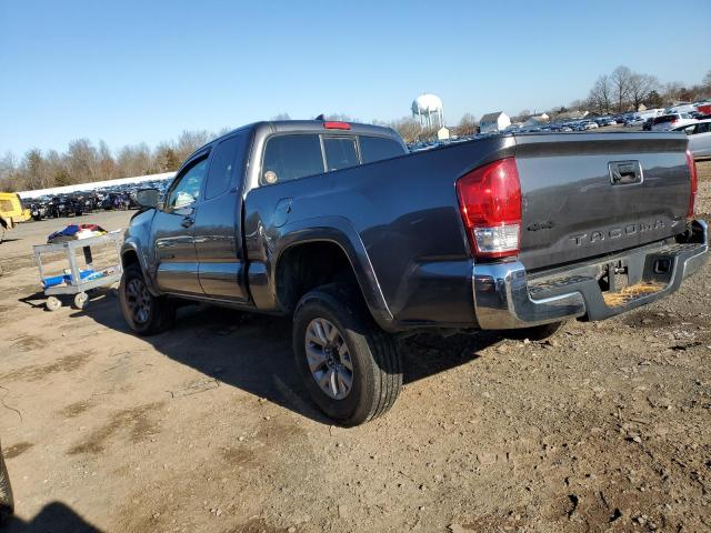 5TFSX5EN9JX063452 - 2018 TOYOTA TACOMA ACCESS CAB GRAY photo 2