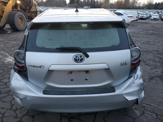 JTDKDTB30C1503581 - 2012 TOYOTA PRIUS C SILVER photo 6