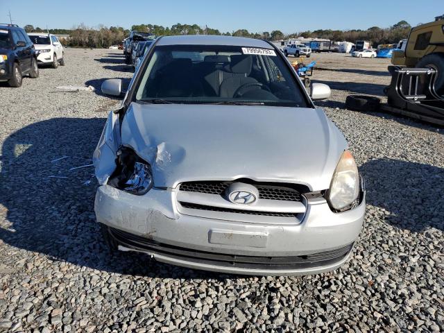 KMHCM3AC5AU184806 - 2010 HYUNDAI ACCENT BLUE SILVER photo 5