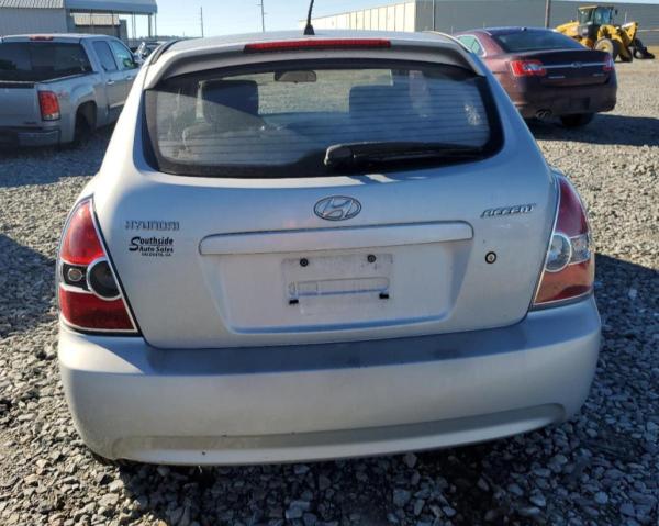 KMHCM3AC5AU184806 - 2010 HYUNDAI ACCENT BLUE SILVER photo 6