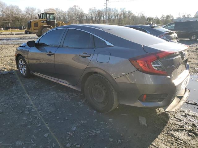 19XFC2F59JE018408 - 2018 HONDA CIVIC LX GRAY photo 2