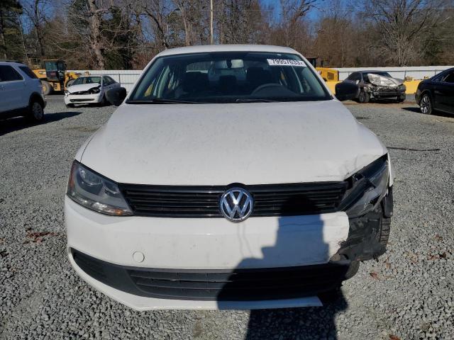 3VW1K7AJ6EM276831 - 2014 VOLKSWAGEN JETTA BASE WHITE photo 5