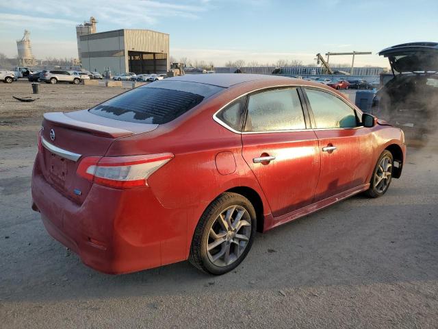 3N1AB7AP3EY271301 - 2014 NISSAN SENTRA S RED photo 3