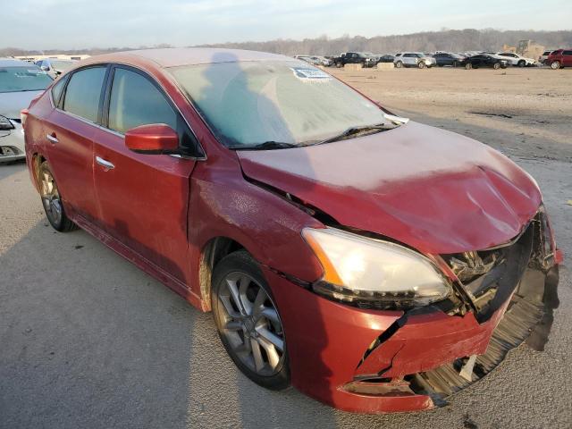 3N1AB7AP3EY271301 - 2014 NISSAN SENTRA S RED photo 4