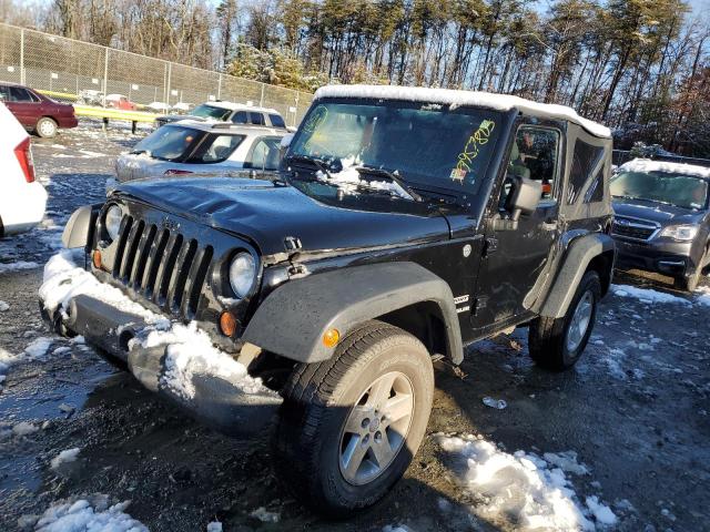 1J4AA2D16BL628138 - 2011 JEEP WRANGLER SPORT BLACK photo 1