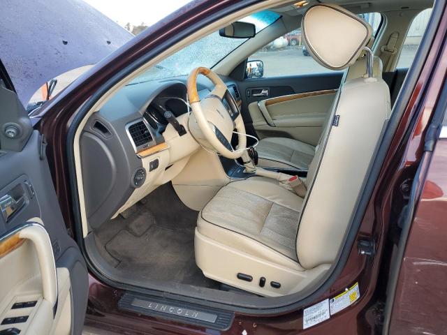 3LNHL2GC4CR813430 - 2012 LINCOLN MKZ BURGUNDY photo 7