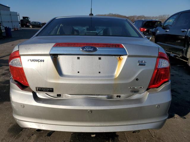 3FAHP0CG6BR336266 - 2011 FORD FUSION SEL SILVER photo 6